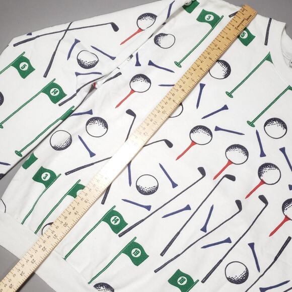 Michigan rag co 80s retro crewneck golf crewneck Mens Large - Picture 8 of 8